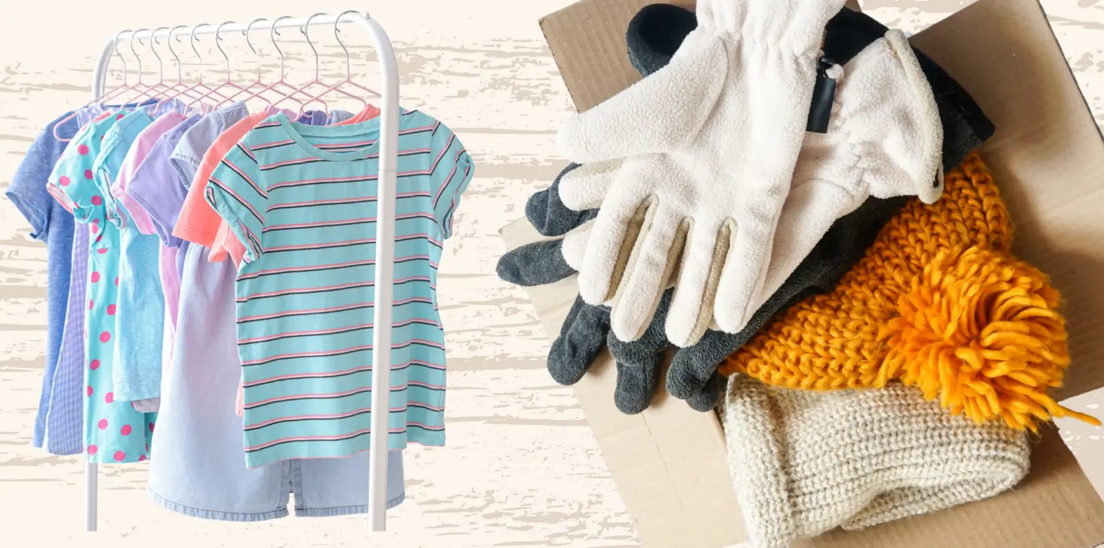 Storing seasonal clothing properly